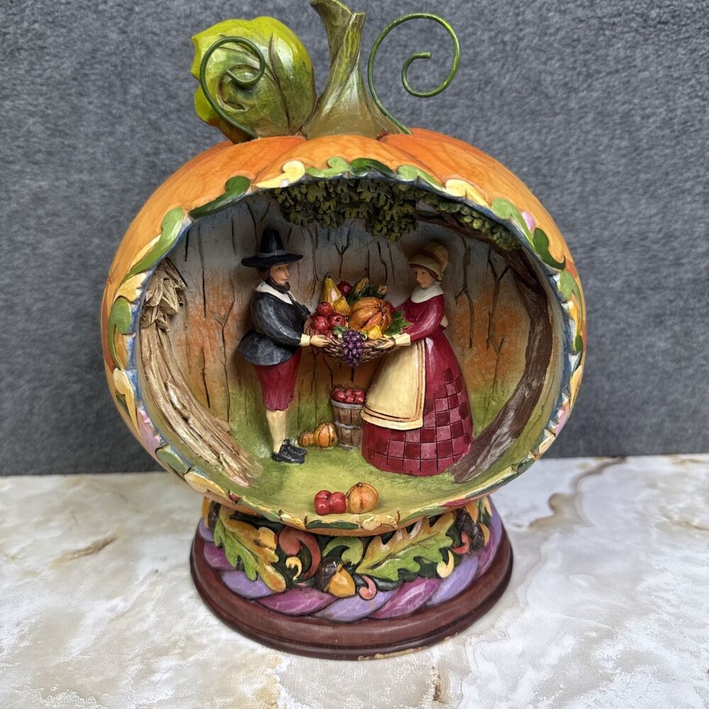 Jim Shore " Blessings of the Harvest" 2009 Lighted: Massachusetts Doesn’t Light
